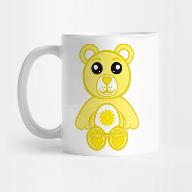 Yellow Warrior Bear 2.0 by CaitlynConnor